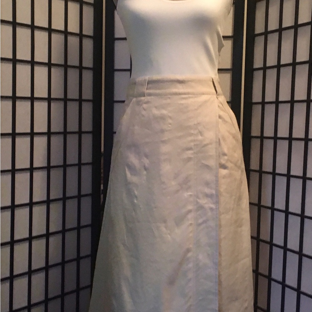 Jonathan Simkhai Cream Maxi Skirt - Picture 2 of 5